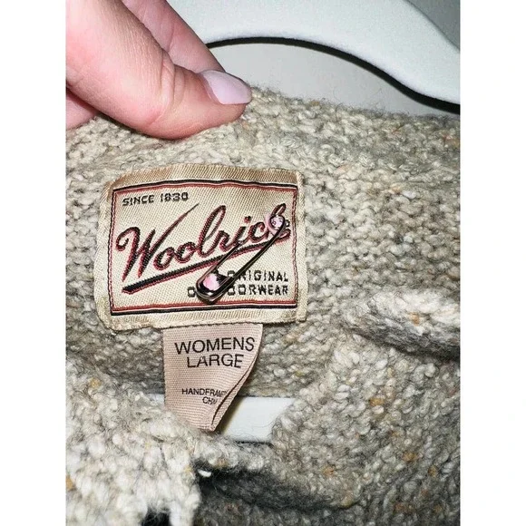 Woolrich Cream Patterned Sweater